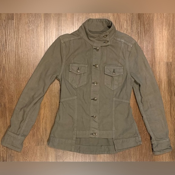 NWOT, Rag & Bone 100% Cotton Lightweight Utility Jacket in Army Green, Sz Small - Picture 4 of 11